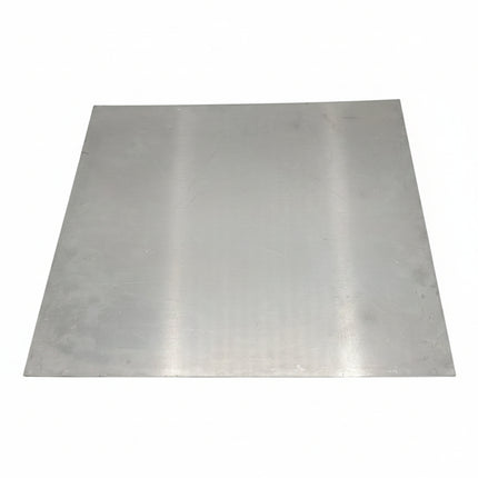 Metallic sheet on a white background