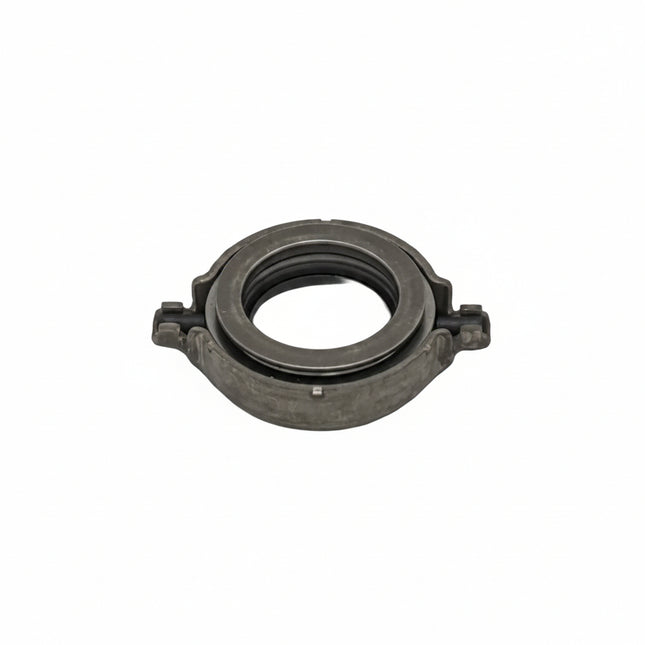 Metal bearing or mechanical component on a white background